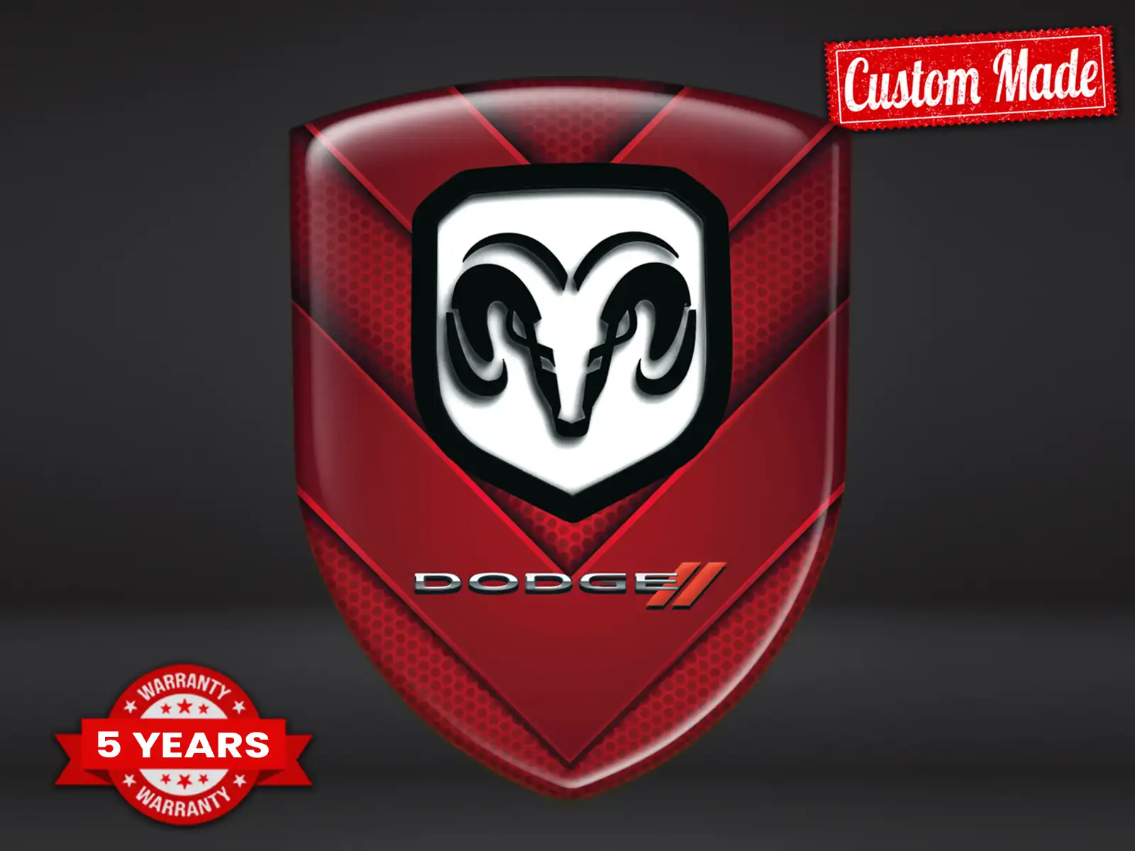 Dodge Windschutzaufkleber Edition Hochwertig Modern